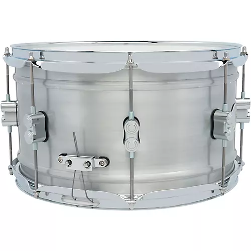 PDP by DW Concept Series 1.2 mm Natural Satin Brushed Aluminum Snare Drum 14 x 8 in. - musicians--Friend