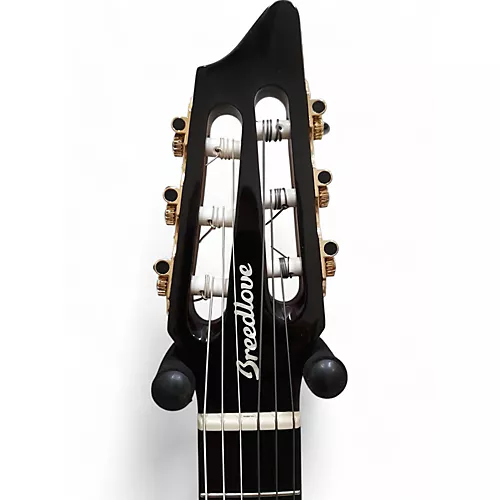 Used Breedlove Organic Solo Pro CE Red Cedar-African Mahogany Concert Edge Burst Classical Acoustic Electric Guitar edge burst - musicians--Friend