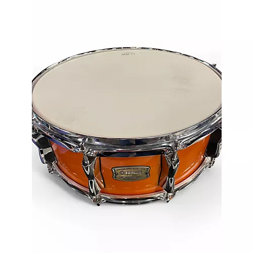 Used Yamaha 5.5X14.5 Stage Custom Snare HOINEY AMBER Drum HOINEY AMBER 145 - musicians--Friend