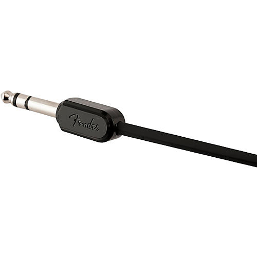 Fender Blockchain Straight to Angle Stereo Patch Cable 16 in. Black - musicians--Friend