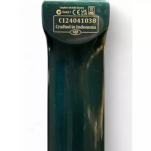 Used Schecter Guitar Research SYNYSTER GATES CUSTOM 7 HEADLESS TR OAK GREEN METALLIC Solid Body Electric Guitar OAK GREEN METALLIC - musicians--Friend