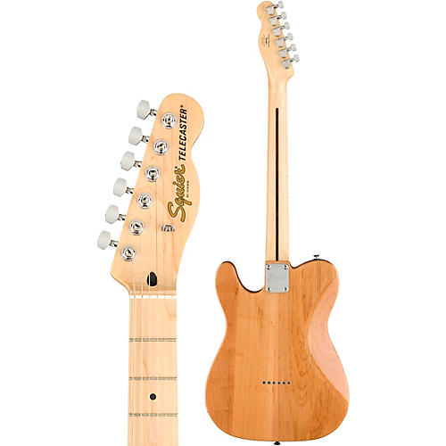 Squier Affinity Series Telecaster Maple Fingerboard Limited-Edition Electric Guitar Natural - musicians--Friend