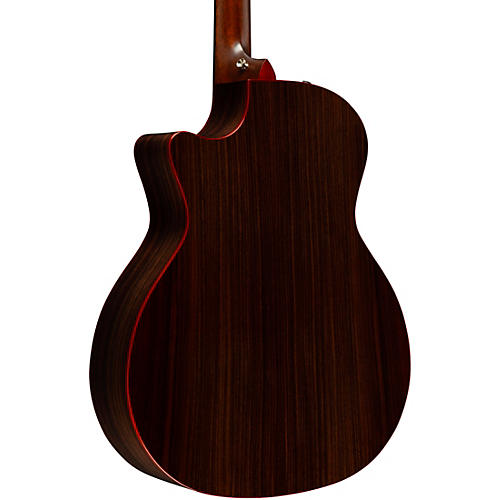 Taylor Custom Bearclaw Sitka Spruce-East Indian Rosewood Grand Auditorium Acoustic-Electric Guitar Natural - musicians--Friend