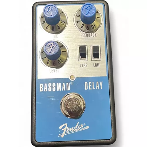 Used Fender BASSMAN DELAY Effect Pedal - musicians--Friend