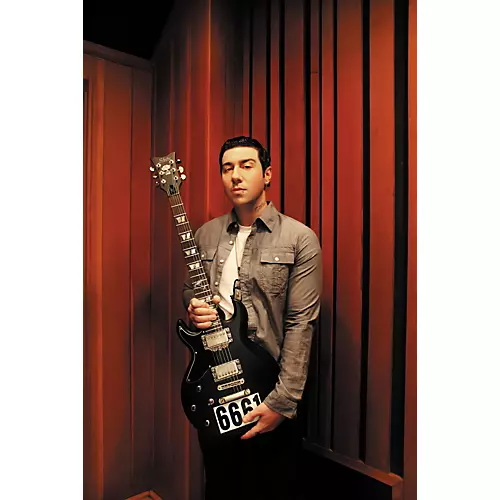 Schecter Guitar Research Zacky Vengeance 6661 Left-Handed Electric Guitar Satin Black - musicians--Friend