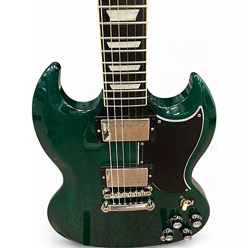 Used Gibson 1961 Reissue SG Trans Green Solid Body Electric Guitar Trans Green - musicians--Friend