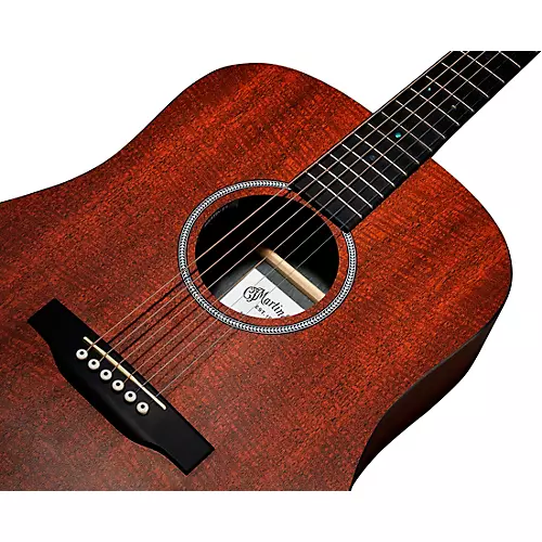 Martin DX1E X Series Dreadnought Acoustic-Electric Guitar Figured Mahogany - musicians--Friend