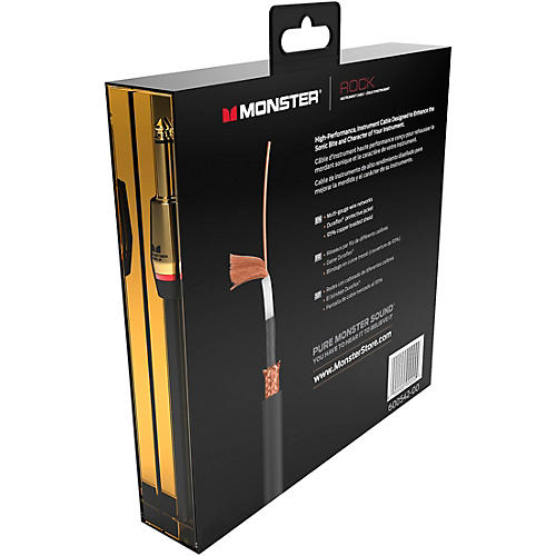 Monster Cable Prolink Rock Pro Audio Instrument Cable 21 ft. Black - musicians--Friend