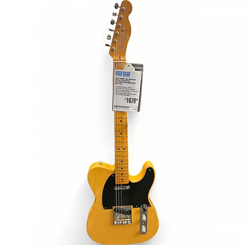 Used Fender 1952 American Vintage Telecaster Butterscotch Blonde Solid Body Electric Guitar Butterscotch Blonde - musicians--Friend
