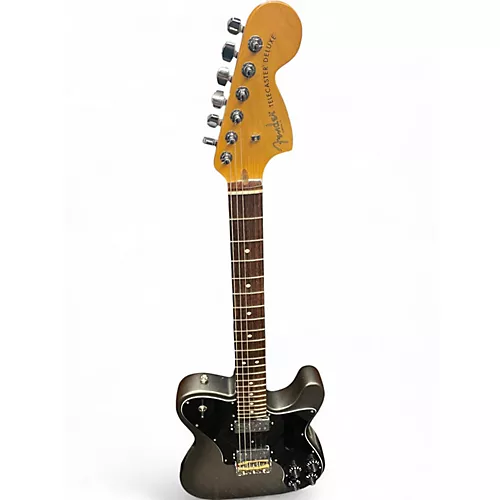 Used Fender AMERICAN PROFESSIONAL II TELECASTER DELUXE Silver Solid Body Electric Guitar Silver - musicians--Friend