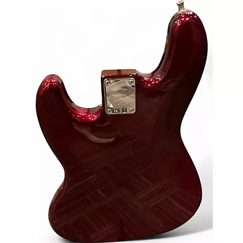 Used 2008 Fender Standard Fretless Jazz Bass Wine Red Electric Bass Guitar Wine Red - musicians--Friend