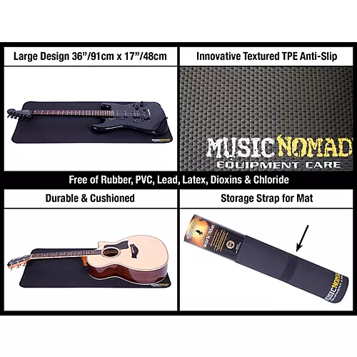 Music Nomad Premium Instrument Work Mat & Cradle Cube Kit - musicians--Friend