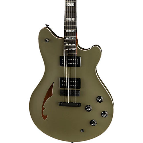 EVH SA-126 Special Semi-Hollow Electric Guitar Matte Army Drab - musicians--Friend