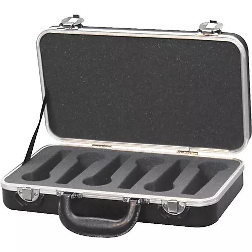 Gator GM-6-PE Polyethylene 6 Microphone Case - musicians--Friend