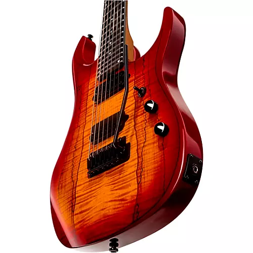 Sterling by Music Man JP157D John Petrucci Signature With DiMarzio Pickups 7-String Electric Guitar Blood Orange Burst - musicians--Friend