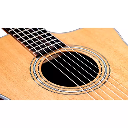 Taylor 214ce-N Grand Auditorium Nylon-String Acoustic-Electric Guitar Natural - musicians--Friend