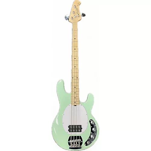 Used Sterling By Music Man Sub 4 Mint Green Electric Bass Guitar Mint Green - musicians--Friend