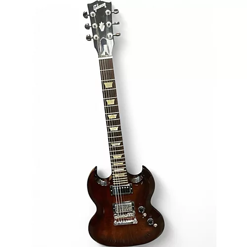 Used 2009 Gibson AAA SG CARVED TOP AUTUMN BURST Solid Body Electric Guitar AUTUMN BURST - musicians--Friend