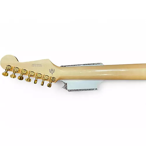 Used Charvel DK24-7 Angel Vivaldi Signature  Black and Gold Solid Body Electric Guitar Black and Gold - musicians--Friend
