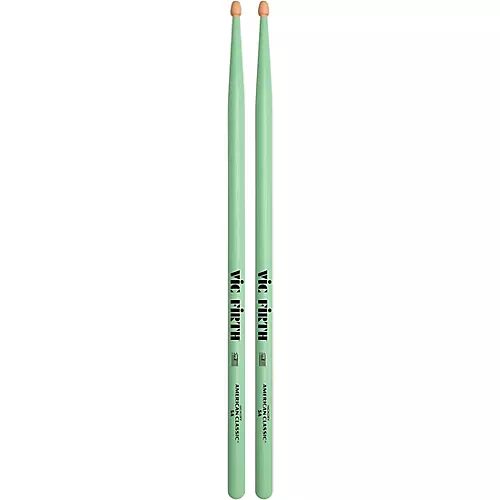 Vic Firth American Classic Seafoam Green Drum Sticks 2-Pack 5A Wood - musicians--Friend