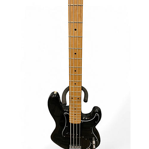Used 2020 Fender Player Precision Bass Black Electric Bass Guitar Black - musicians--Friend