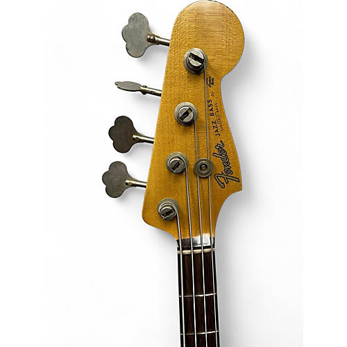 Used 2023 Fender Limited Edition Custom Shop Relic Jazz Bass 1960 Aged Ocean Turquoise Electric Bass Guitar Aged Ocean Turquoise - musicians--Friend