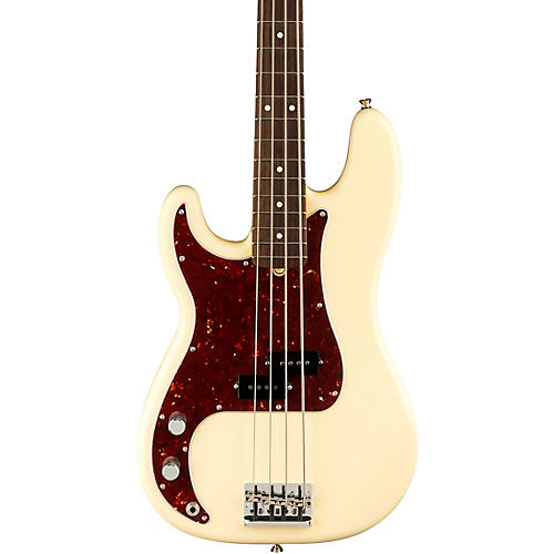 Fender American Professional II Precision Bass Rosewood Fingerboard Left-Handed Olympic White - musicians--Friend