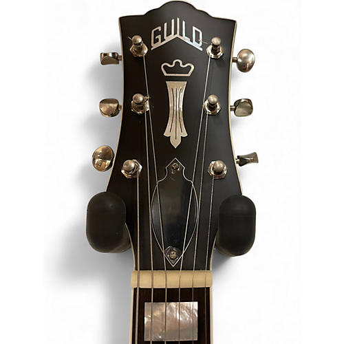 Used Guild X175B SPCII Midnight Blue Hollow Body Electric Guitar Midnight Blue - musicians--Friend