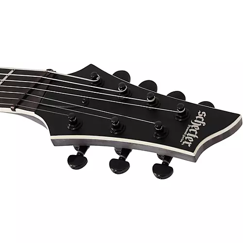 Schecter Guitar Research C-7 Multiscale SLS Elite Evil Twin Satin Black - musicians--Friend