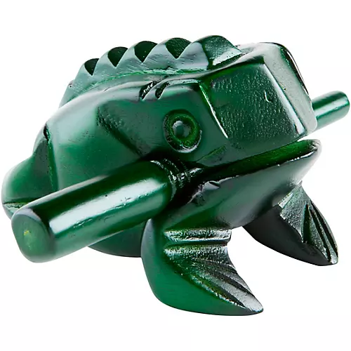 Nino Frog Guiro Green Medium - musicians--Friend