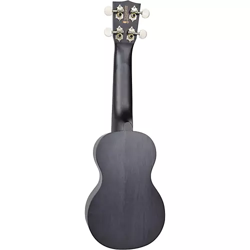 Mahalo Kahiko Plus Series Soprano Ukulele Black - musicians--Friend