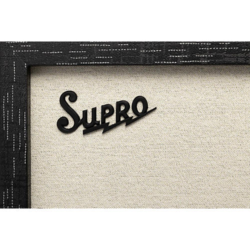 Supro 1614RT Amulet 1x12-inch 15-watt Tube Combo Amp Black Scandia - musicians--Friend
