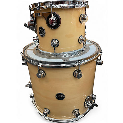 Used DW 3 Piece Performance Series Natural Drum Kit Natural - musicians--Friend