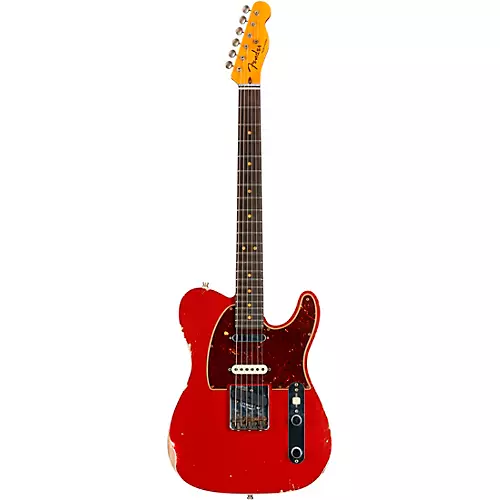 Fender Custom Shop Nashville Telecaster Custom Relic Rosewood Fingerboard Electric Guitar Surf Green - musicians--Friend