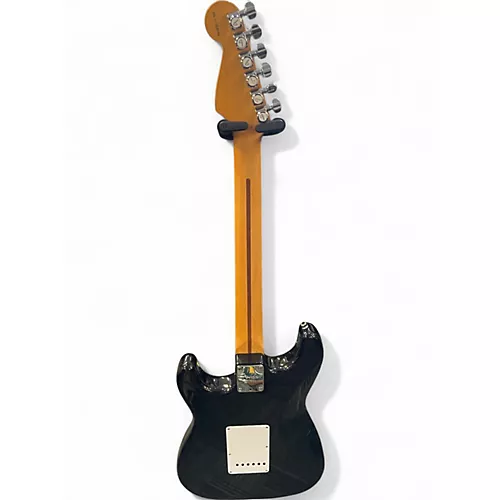 Used Fender American Standard Stratocaster Black Solid Body Electric Guitar Black - musicians--Friend