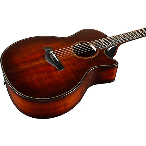 Taylor Builder's Edition K24ce V-Class Grand Auditorium Acoustic-Electric Guitar Kona Burst - musicians--Friend