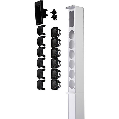 LD Systems LD Systems MAUI 11 G3 MIX W Portable Cardioid Column PA System With Digital Mixer, White - musicians--Friend