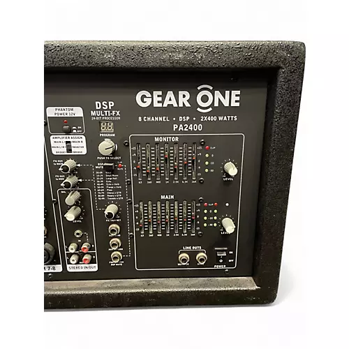 Used Gear One PA2400 Powered Mixer - musicians--Friend