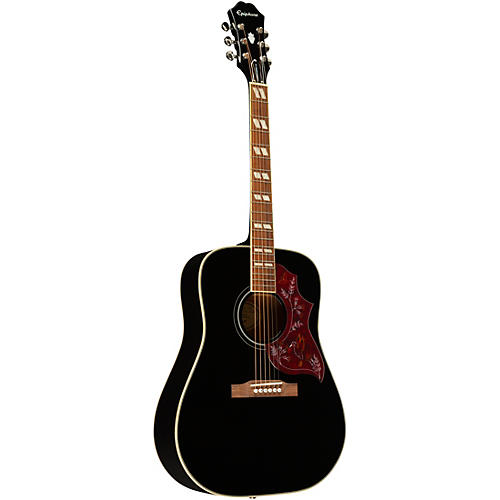 Epiphone Hummingbird Studio Acoustic-Electric Guitar Ebony - musicians--Friend