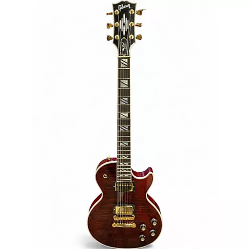 Used Gibson Les Paul Supreme Crimson Red Trans Solid Body Electric Guitar Crimson Red Trans - musicians--Friend