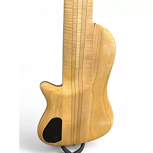 Used Warwick Thumb 6 String Neck Thru Natural Electric Bass Guitar Natural - musicians--Friend