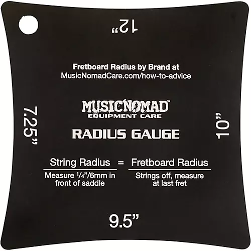 Music Nomad Precision Radius Gauge Set - 2 Pak - musicians--Friend