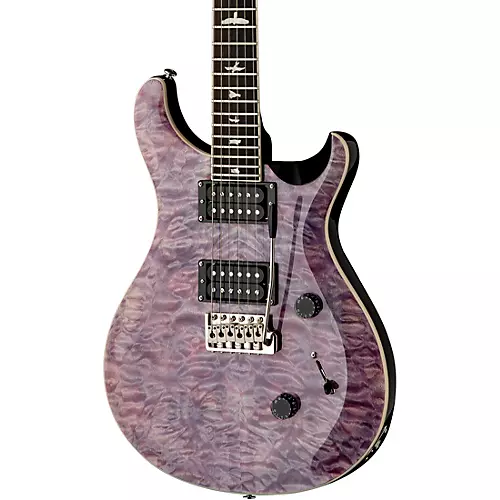 PRS SE Custom 24 Quilted Carved Top With Ebony Fingerboard Electric Guitar Violet - musicians--Friend