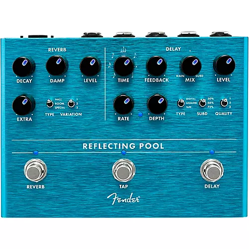 Open-Box Fender Reflecting Pool Delay & Reverb Effects Pedal Condition 1 - Mint - musicians--Friend