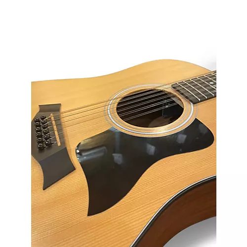 Used Taylor 150e with ToneWood amp Natural 12 String Acoustic Electric Guitar Natural - musicians--Friend