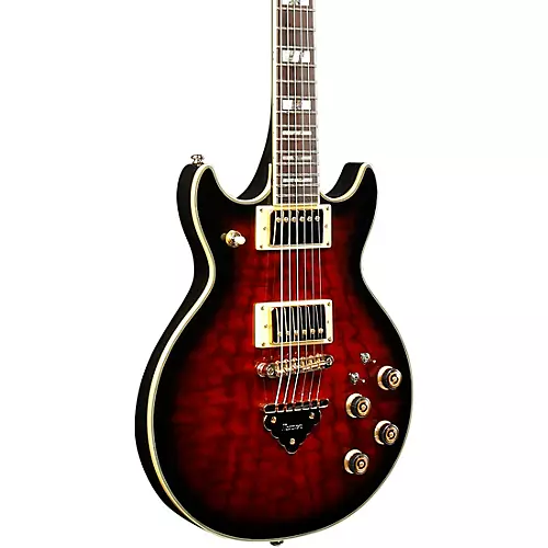 Ibanez AR325QA Artist Electric Guitar Dark Brown Sunburst - musicians--Friend
