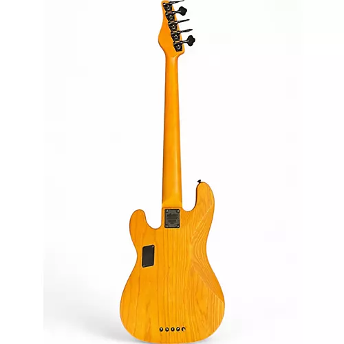 Used 2023 Schecter Guitar Research Model T 5 Natural Electric Bass Guitar Natural - musicians--Friend