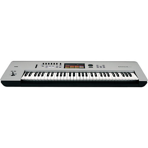 KORG NAUTILUS AT Music Workstation, Limited-Edition Gray 61 Key - musicians--Friend