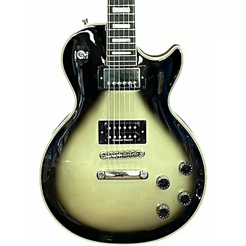 Used 2023 Epiphone Adam Jones 1979 Les Paul Custom Silverburst Solid Body Electric Guitar Silverburst - musicians--Friend