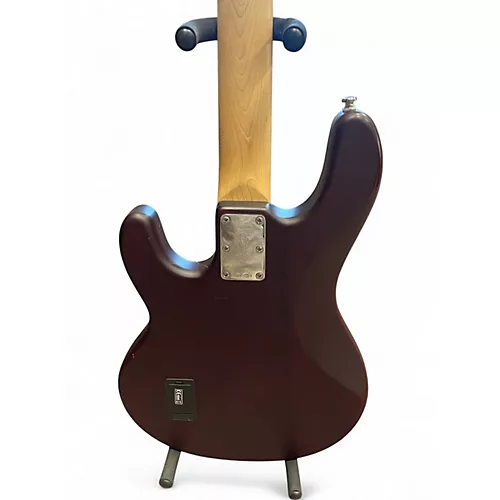 Used Sterling by Music Man Sub 4 Burgundy Electric Bass Guitar Burgundy - musicians--Friend